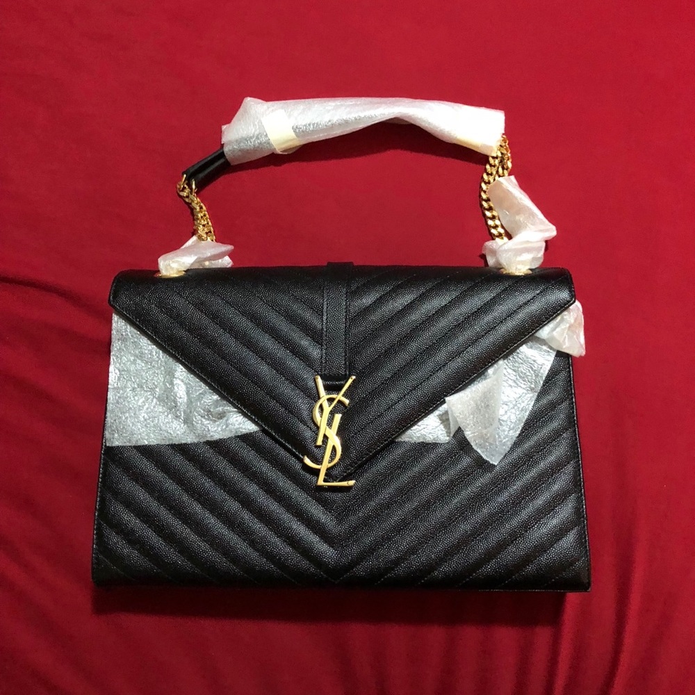 SOLD!Saint Laurent Monogram Matelasse shoulder bag